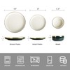 Pokini Porcelain Dinnerware Sets, 12 Piece Luxury China Plates and
