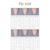 Sample tip 1+1 (for size measurement) - Coffin Long /