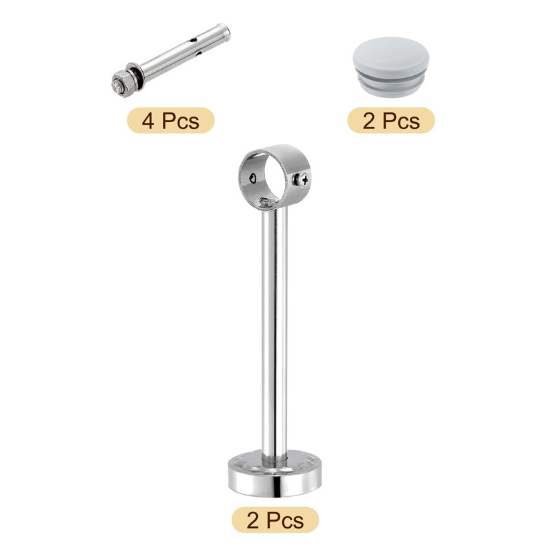 sourcing map 2 Set 9.84inch Ceiling Mount Bracket Fit 1.26inch