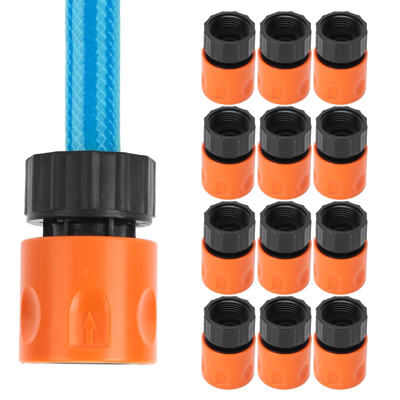 12Pcs Hose Quick Coupling Connector Fitting G3/4 Female Thread Garden