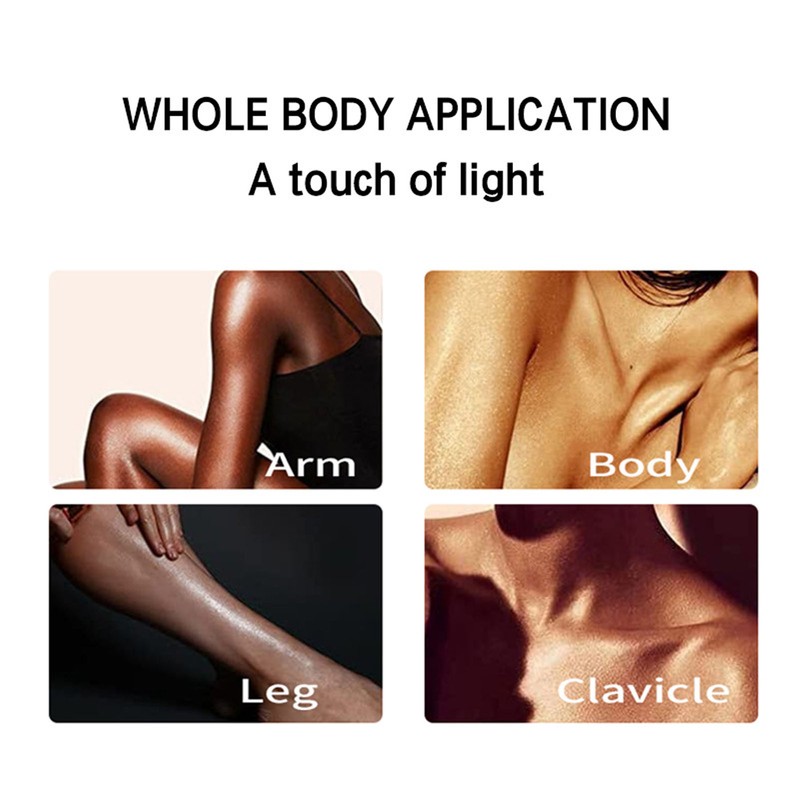 80g Shimmering Body Oil Long Lasting Moisturizing Highlight Body Luminizer