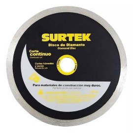 Surtek Disco De Diamante Corte Continuo 4 1/2  123460 Surtek Color Gris