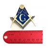 Masonic Master Mason Square & Compass G Symbol Cut Out