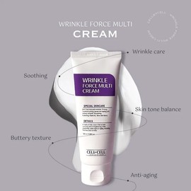 Wrinkle Force Multi Cream | Multifunctional Cream to Combat the Effects of Aging on the Skin & Improve Overall Skin Texture | 100ml