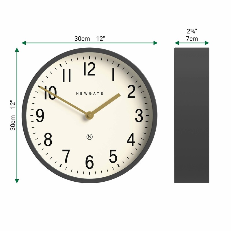 NEWGATE® Master Edwards Wall Clock | Mid Century Style Clock