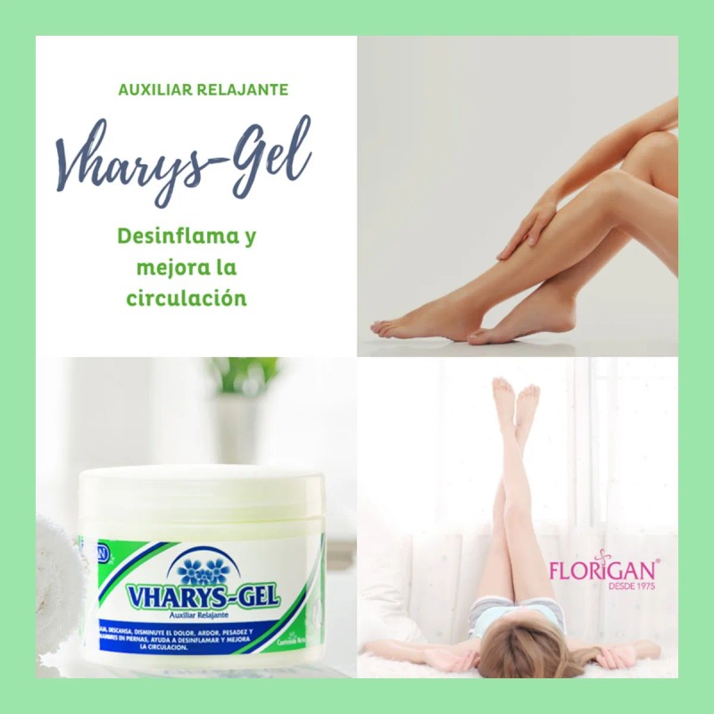 Gel Vharys Centella Asiatica Varices Circulación Florigan® Propia Del Producto