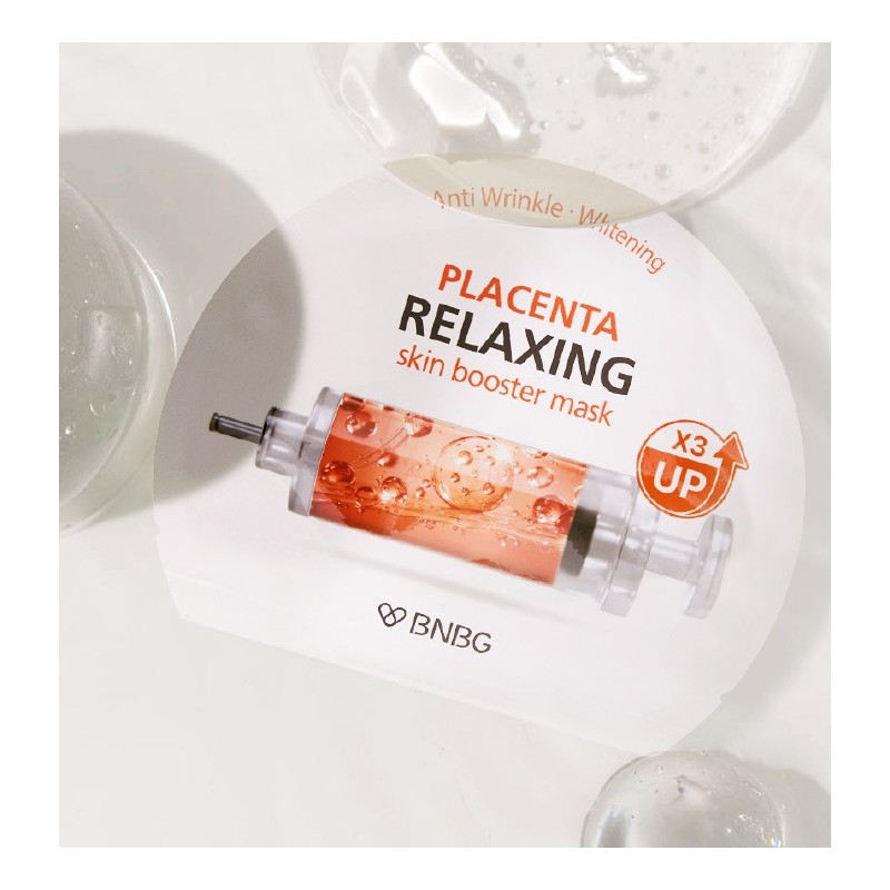 비앤비지 스킨부스터 플라센타 릴렉싱 마스크팩, 1개입, 30개 B&BG Skin Booster