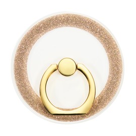 Suncrest MagSafe Compatible Jewelry Ring Gold Glitter IRM-iJ02