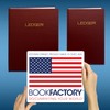BookFactory Ledger Book/Accounting Ledger/ 4 Column (Four Columns) Ledger Notebook-