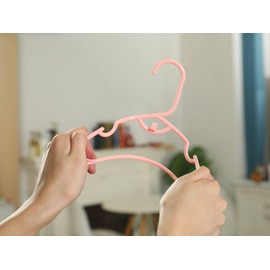 VIIBASE 40pcs White Baby Nursery Closet Hangers,Non-Slip Laundry Infant Pant Hanger for born Clothes Gift,Stackable Hangers,Save Space Ultra-Thin Child Coat Hanger for Girl Boy Toddler Kid