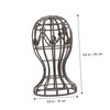 Healeved 2Pcs Plastic Wig Stand Holder for Displaying Wigs Travel-Friendly