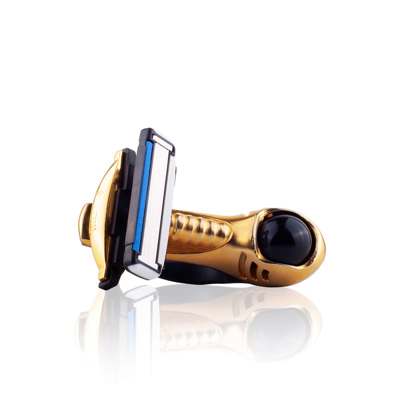 HeadBlade S4 MOTO GoldFinger Men's Head Shaving Razor - Limited