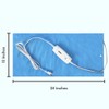 Heating Pad with Three Heat Settings W/No Auto Shut Off/12"