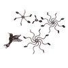 BAFOVY Iron Metal Windmill with Rotation Stability, Vivid Ornament for