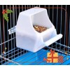BRYHZKCM Small Bird Slot Feeder No Mess Cage Hanging Feeder