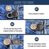 ZYNERY 14PCS Waistband Extenders Set, Pregnancy Pants Extender Button Extender