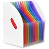 jingfei Expanding File Holder Folder Standing A4 Vertical File Organizer