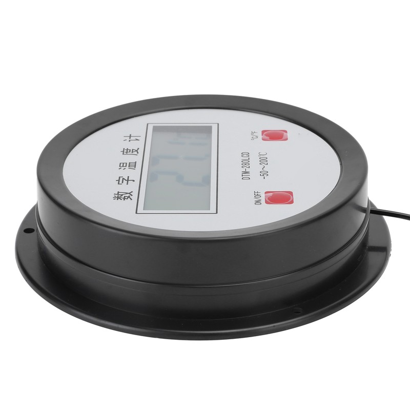 Digital Thermometer Auto Temperature Gauge Sensor with Probe for Fish