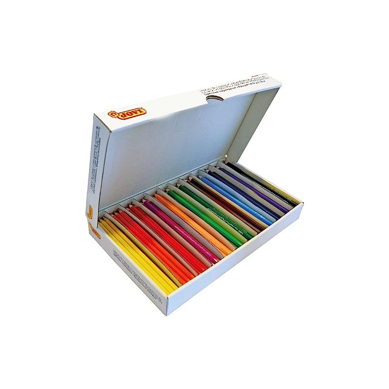 Jovi – Economic with 144 Pencils Wooden Box, Assorted Colours