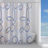 Gedy Peva Shower Curtain Light Blue 200 x 120 x