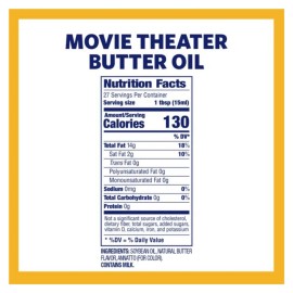 Kernel Season's Movie Theater Butter Oil 13.75 Fl Oz Pack of 6 Popcorn Topping