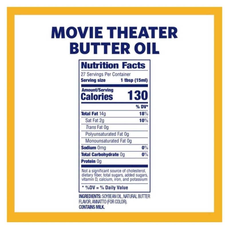 Kernel Season's Movie Theater Butter Oil 13.75 Fl Oz Pack