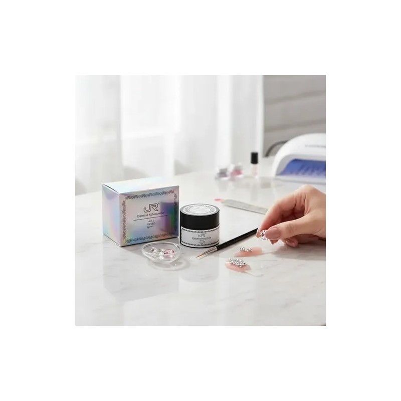 Gel Pegamento Para Diamantes 4 En 1 Jr, Relieves, Top