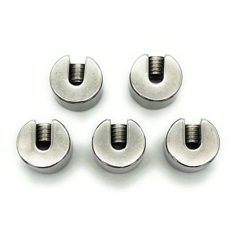 Clamp Stopper, Stop Clamp, Stainless Steel V4A, Wire Rope Diameter