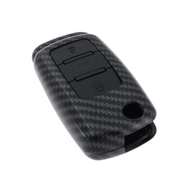 Briny River 1 set Carbon Fibre Key Cover Case Kit Compatble with VW Compatble with Golf