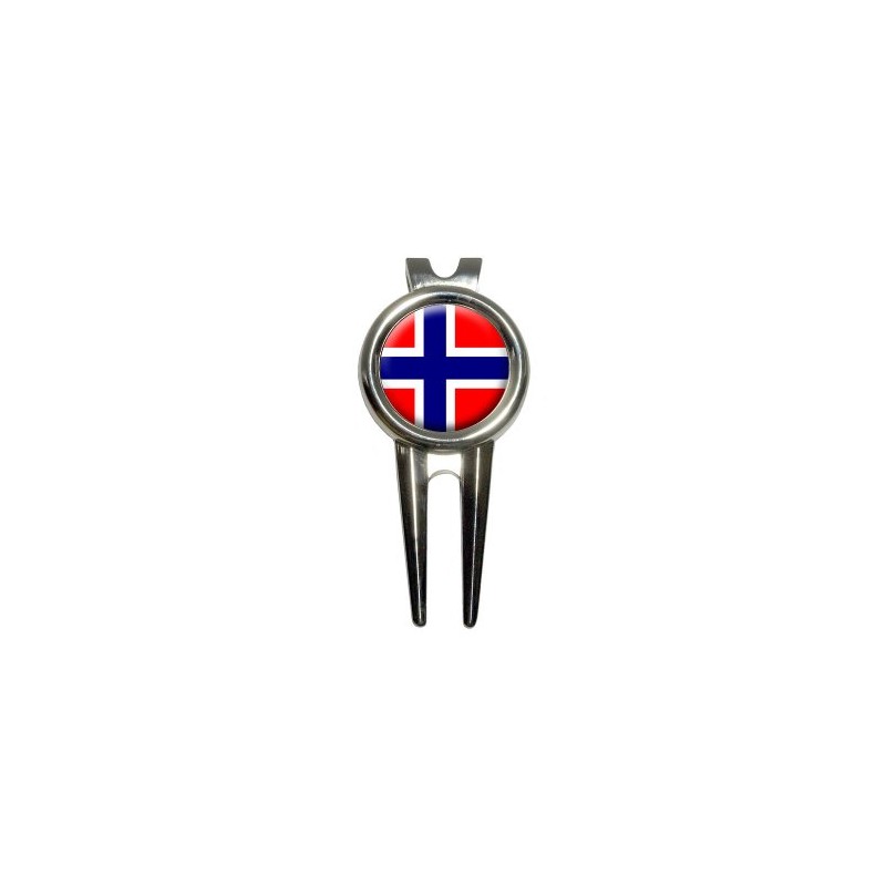 GRAPHICS & MORE Norway Norwegian Flag Golf Divot Repair Tool