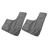 Gatuida 2Pcs Fleece Hair Drying Towel Super Absorbent Microfiber Bath