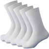 Hayashi (710) Men's Socks, Round Toe, Set of 5, Military