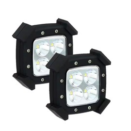 LED Magnetic Rugged Portable Puck Light 3.5" in 50 Lumens Per Light Rugged Casing for Versatility Indoor/Outdoor Mountable with Screws or Strong Magnet on Rear Two Level Brightness Tap Touch (2)