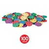 Plastic Coins (asstd colors) (100/Pkg)