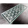 Jende 2 sided 10x4 glass lapping plate with coarse,medium &