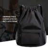 RITUEXCESS Drawstring Backpack Sports Gym Bag with Shoe Compartment, Women