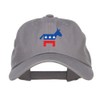 e4Hats.com Democratic Donkey Symbol Heat Transfers Sticker - Red White