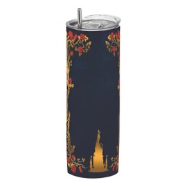Termo Skinny Café 20 Oz - Bella Bestia Beauty Beast #19