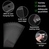 Ouligay 200 Pcs Self Sealing Clear Bags with Hanging Header,