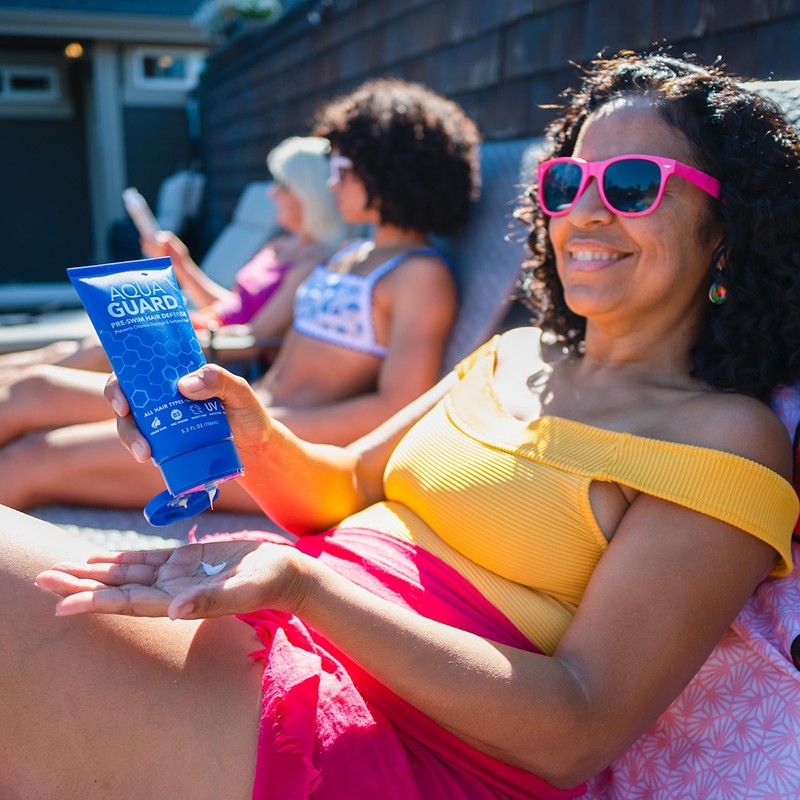 AQUA GUARD Pre-Swim Hair Defense | Protect Hair Before You