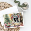Caroline's Treasures DAC3879GCA7P Schnauzer Christmas Cookies Greeting Cards Pack of