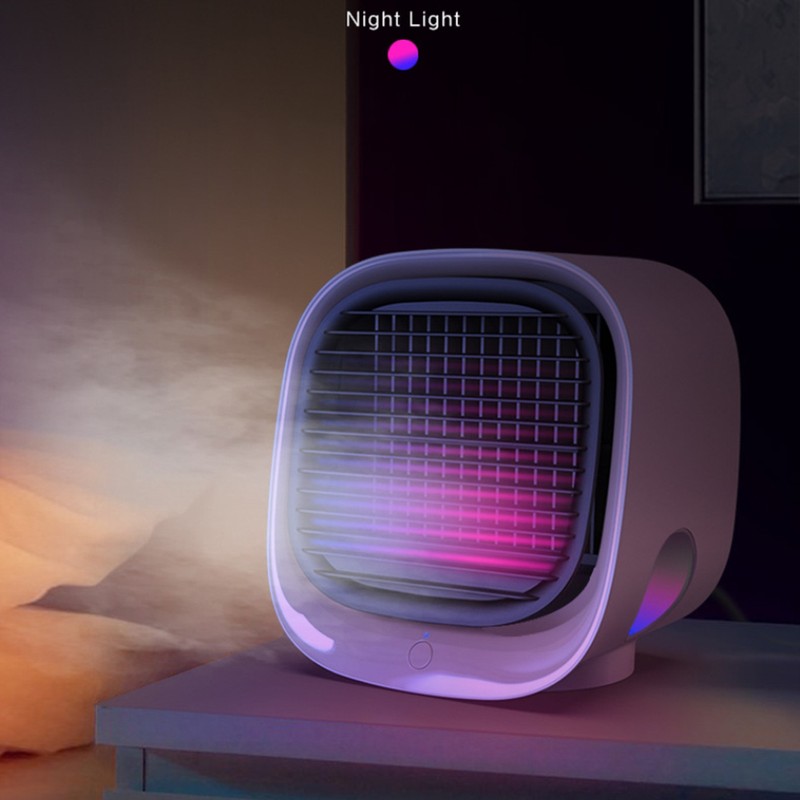 Portable Air Cooler USB Charging Air Fan Quiet Desktop Cooling