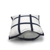 zalati Pillowcases 2pcs Cushion Covers Polyester with 9 Grid Blanks