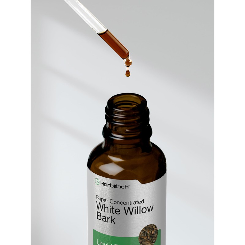 Horbäach White Willow Bark Extract Tincture | 2 Fl oz