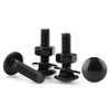 Glvaner (10 Sets) 1/4-20 x 2 Stainless Steel Carriage Bolts