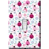 Toggle Wallplate, Single Light Switch Cover Plate - Fashion Ladybug