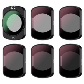 JJC 6 Pack Magnetic ND CPL Filter Kit Compatible with DJI Osmo Pocket 3, ND8 ND16 ND32 ND64 ND256 Neutral Density PL Polarizing Multi Coated Portable HD Filters, Osmo Pocket3 Action Camera Accessories