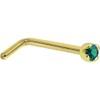 Body Candy Solid 18k Yellow Gold 1.5mm (0.015 cttw) Genuine