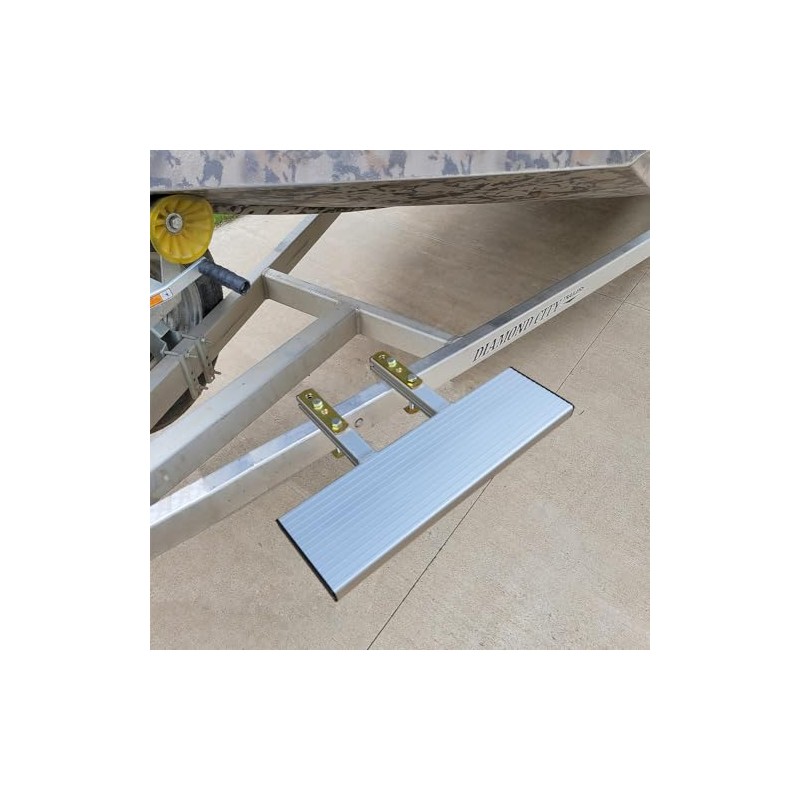 Brocraft Heavy Duty Aluminum Boat Trailer Steps 6" x 20"