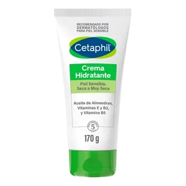 CETAPHIL Crema Hidratante 170g - Hidratación Profunda 48h para Piel Sensible